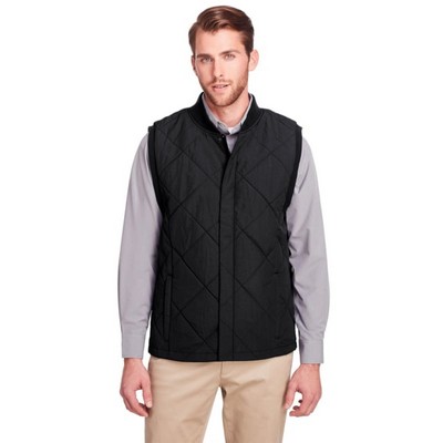 UltraClub Men's Dawson Quilted Hacking Vest