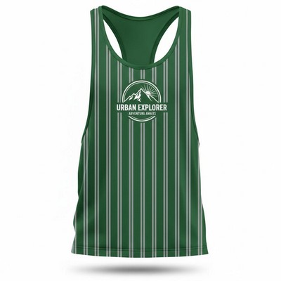 Unisex & Kids Sublimated Racerback Tank Top Silk Feel