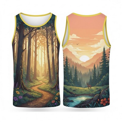Birdseye Mesh 160gsm Sublimated Tank Top