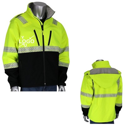 Ripstop Softshell Jacket with Black Hem