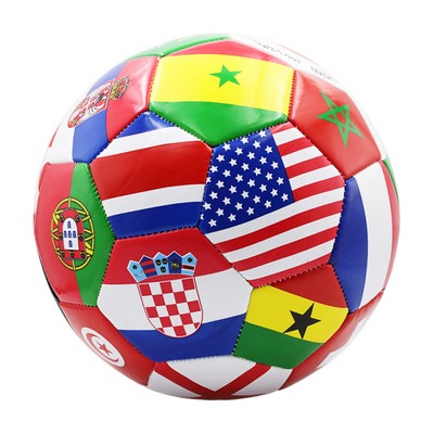 World Cup World Flags Soccer Ball Size 5