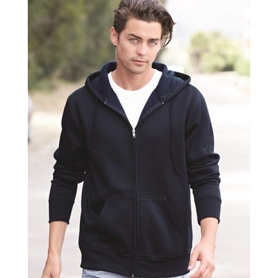 Independent Trading Co. Unisex Blend Raglan Full-Zip Hooded Sweatshirt