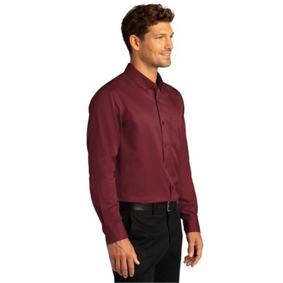 Port Authority® Long Sleeve SuperPro React Twill Shirt