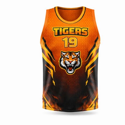 Unisex Basketball Jersey Sublimated Poly Spandex 4.8OZ