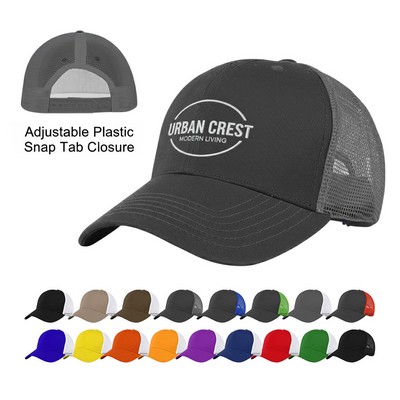 6 Panel Low Profile Trucker Cap