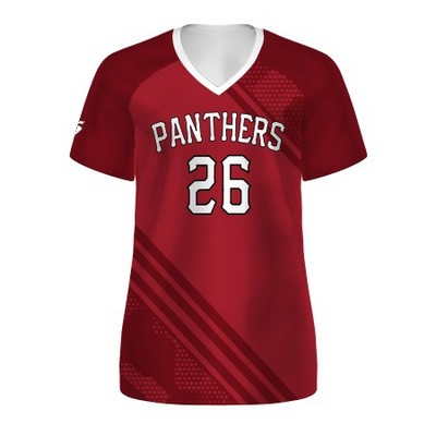 High Five Girls' FreeStyle™ Sublimated Short Sleeve Volleyball Jersey