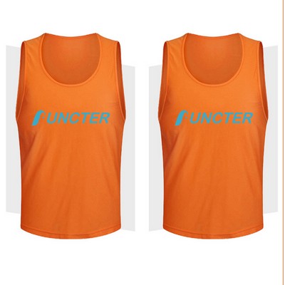 Soccer Basketball Jersey Team Practice Vests for Teen/Adult-M