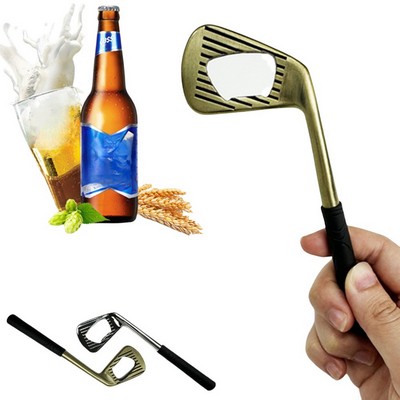 Zinc Alloy Golf-Shaped Bottle Opener