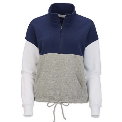 Boxercraft Fleece Colorblock Quarter Zip