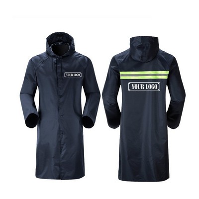 Oxford Cloth One-Piece Raincoat