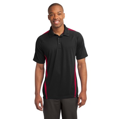 Sport-Tek® PosiCharge® Micro-Mesh Colorblock Polo.