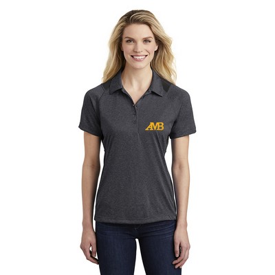 Sport-Tek® Women's Heather Colorblock Contender Embroidered Polo