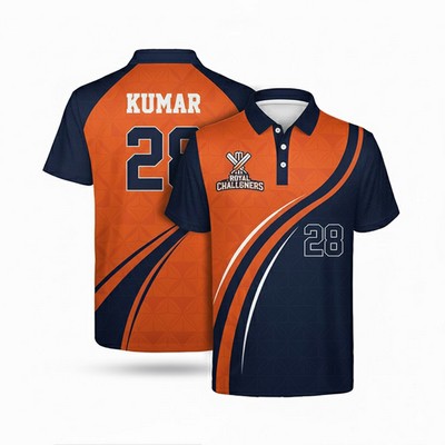Custom 160GSM Sublimated Performance Polo