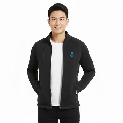 Men's Plush Inner Microfleece Raglan Jacket