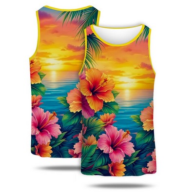 Unisex Dye Sublimated Athletic Tank Top 160Gsm