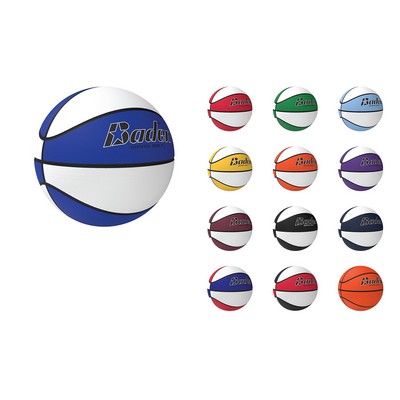 Basketball - Rubber, Intermediate/Women's Size (9" Dia/28.5" Cir) 13 Colors!