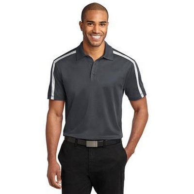 Port Authority® Silk Touch™ Performance Colorblock Stripe Polo.