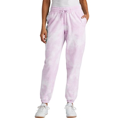 Port & Co™ Women's Beach Wash® Cloud Tie-Dye Sweatpant