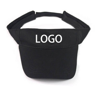 Classic Cotton Twill Sun Visor - UV Protection