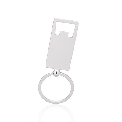 Reflection Metal Keychains with Bottle Opener