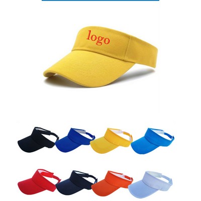 Polyester-Cotton Open-Top Sun Hat
