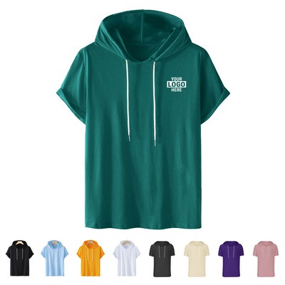 Hooded Short Sleeve Shirt