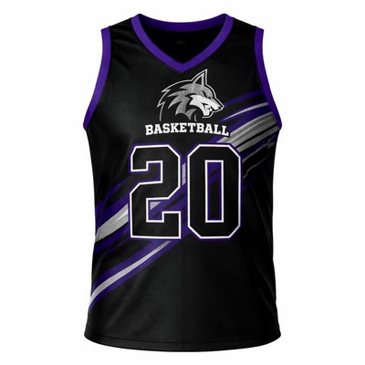 Unisex Sublimated Basketball Jersey Butterfly mesh