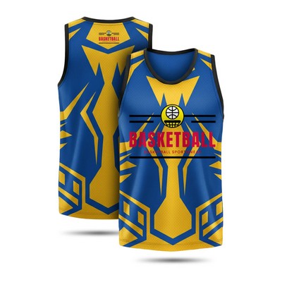 Sublimated Unisex Basketball Jersey Performance Interlock 150 GSM