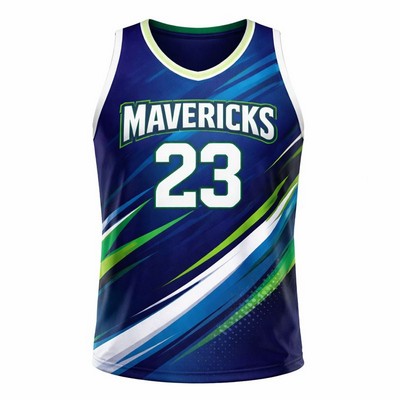 Sublimated Upf Drifit Reversible Basketball Jersey 4.5 oz