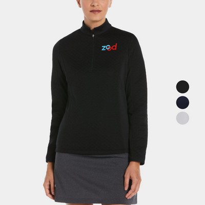Callaway® Diamond Quilted Fleece Women's 1/4-Zip Pullover