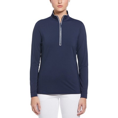 Original Penguin Ladies Lightweight Veronica 1/4 Zip Pullover