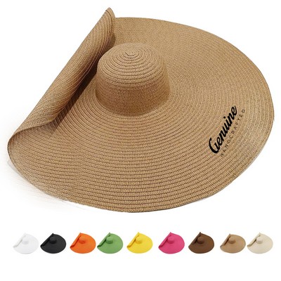 Wide Brim Straw Hat