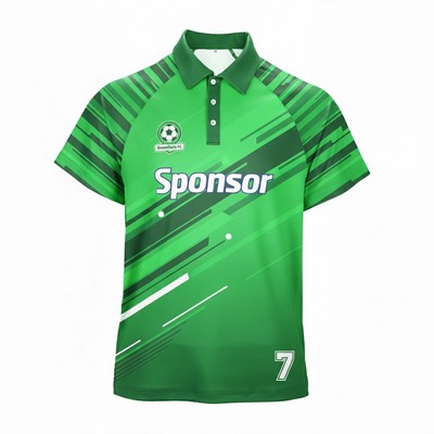 210GSM Spandex Sublimated Performance Polo