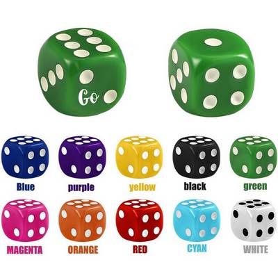 Acrylic 6-Sided Game Dice