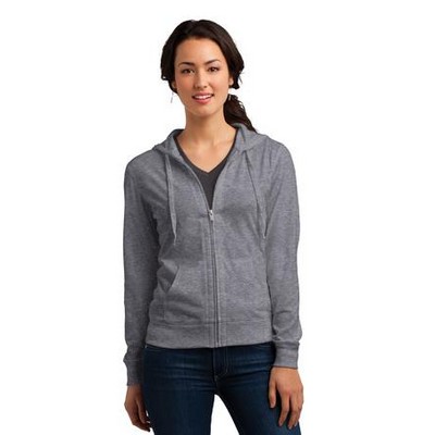 District® Women's Fitted Jersey Full-Zip Hoodie.