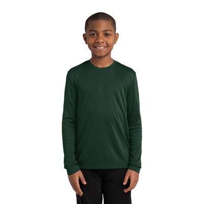 Sport-Tek® Youth Long Sleeve PosiCharge® Competitor™ Tee.