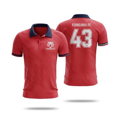 Sublimation UPF Mesh Performance Polo