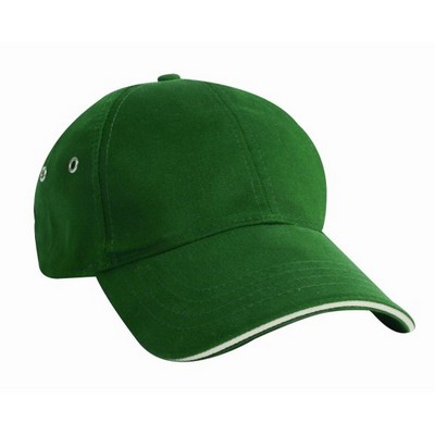 Constructed Mid Weight Brushed Cotton Twill Cap