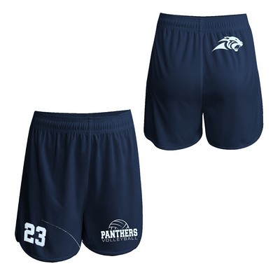 Women/Girls Pinhole Mesh 7" Inseam Volleyball Shorts