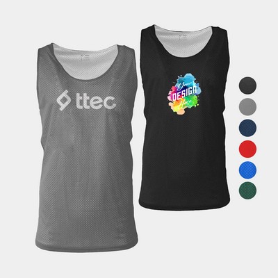 Core Mesh Reversible Tank with White Contrast Panels