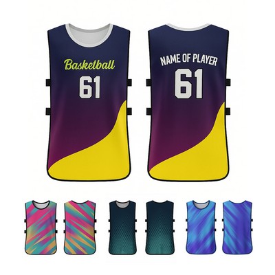 Sublimated Unisex Adult Performance Training Vest