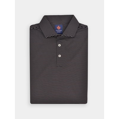Donald Ross Clark Jersey Micro Stripe Polo