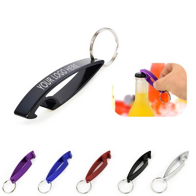 Custom Aluminum Alloy Beer Bottle Opener Keychain