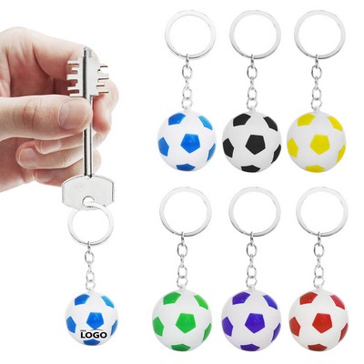 Mini Soccer Ball Keychain