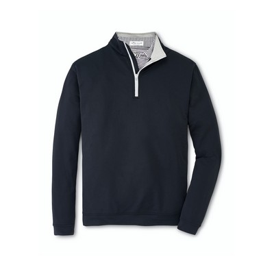 Peter Millar® Men's Perth Stretch Loop Terry Quarter Zip Sweater