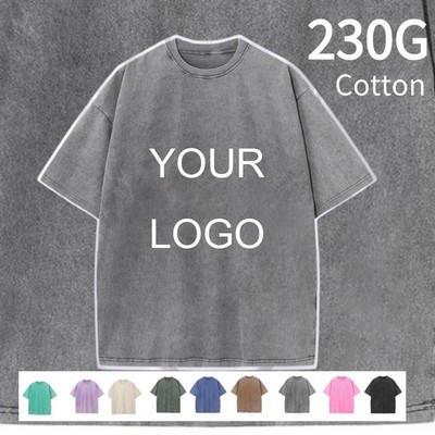 Vintage Washed Cotton T-Shirt