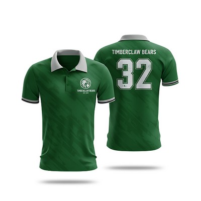 Sublimation Flashed V Short Sleeve Polo