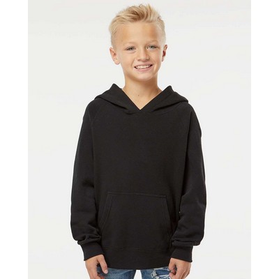 Independent Trading Co. Youth Blend Raglan Hooded Sweatshirt