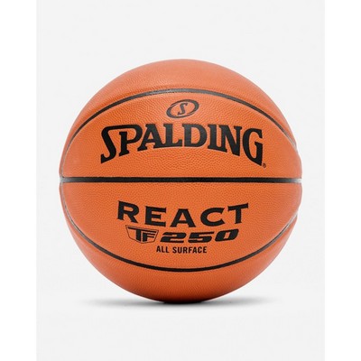Spalding® React TF-250 Indoor-Outdoor Basketball, Sizes 5, 6 and 7