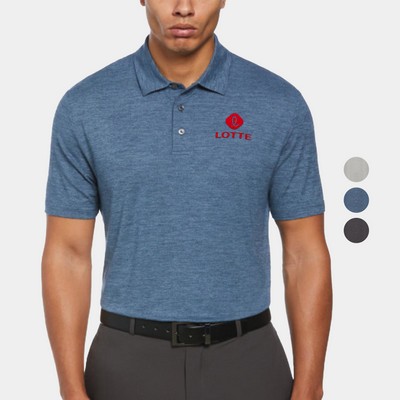 PERRY ELLIS® Moisture Wicking Double Knit Men's Polo Shirt with Custom Logo